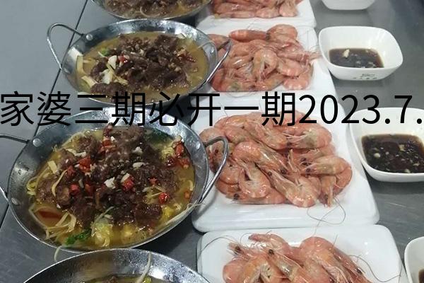 管家婆三期必开一期2023.7.21